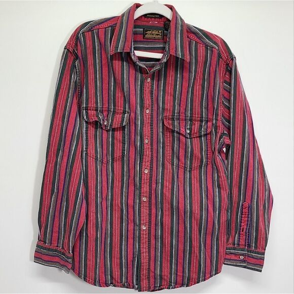 Eddie Bauer Outdoor Outfitter Cotton Long Sleeve Shirt‎ Size Large - Picture 1 of 9